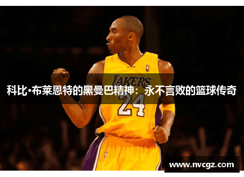 科比·布莱恩特的黑曼巴精神：永不言败的篮球传奇