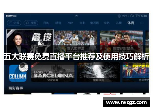 五大联赛免费直播平台推荐及使用技巧解析